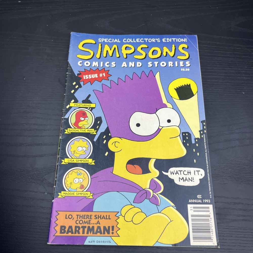 1993 Simpsons Comics And Stories Special Collector's Edition #1 Bongo Comics